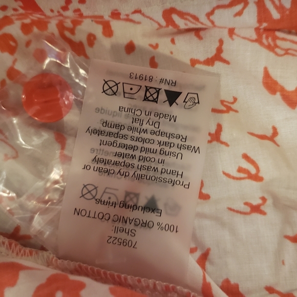 SOLD - NWT - Tracy Reese Hope for Flowers Smocked Blouse in Toile Print - Picture 7 of 7